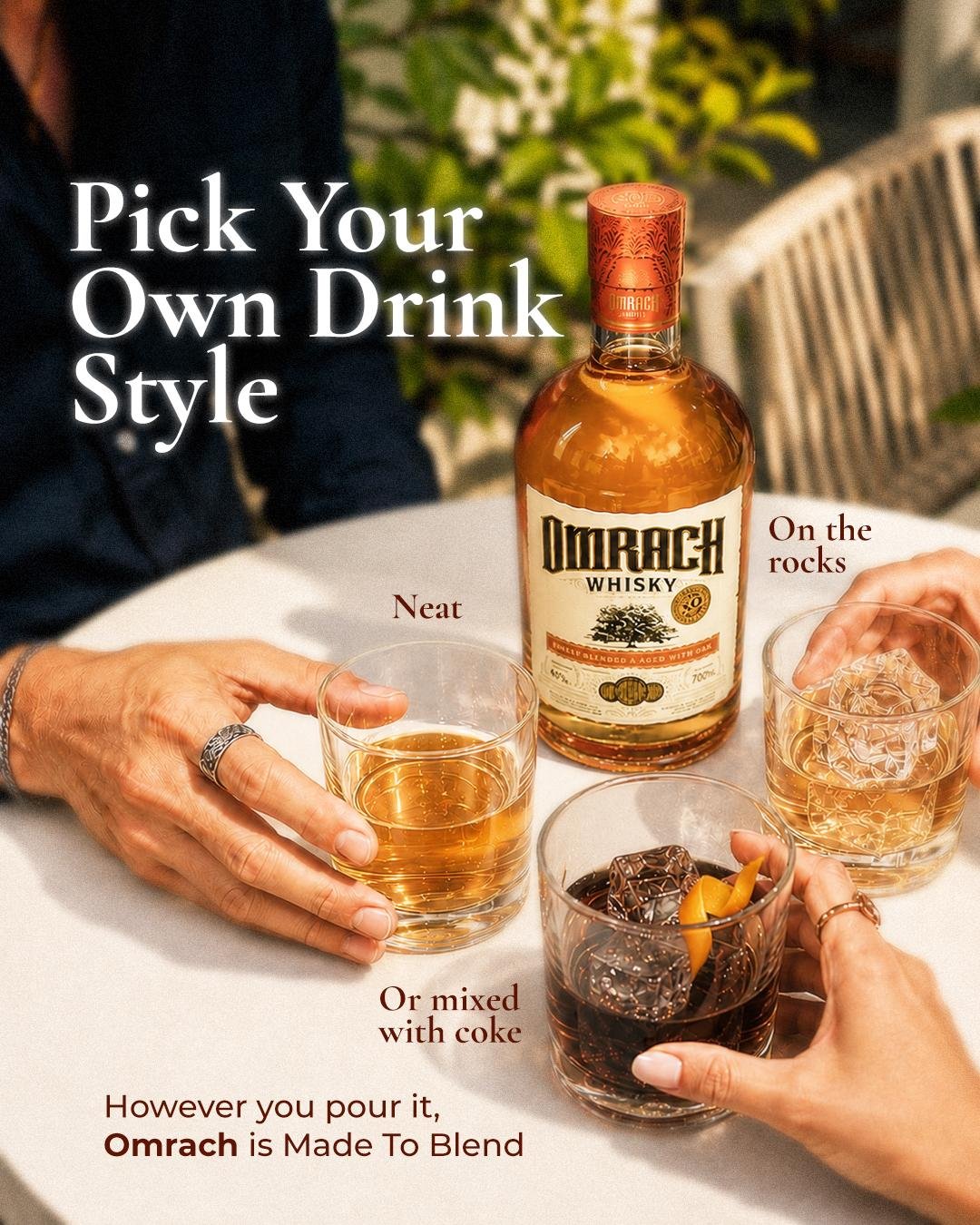 Omrach — Pick your own drink style